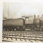 Delaware Lackawanna   Western Railroad Engine Locomotive No  554 Antique Photo