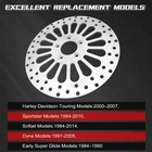 11 5   Rear Brake Rotor For Harley Touring Dynas Touring Sportster Us