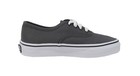 Vans Authentic Pewter Black Canvas Shoes Children Little Girls Boys Sneakers