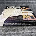 Vintage Sheaffer No Nonsense Fountain Pen Calligraphy Set W  Nibs Pad   Guide