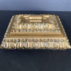 Vintage Italian Florentine Gilt Wood Box Jewelry Box Large 15    X 11   
