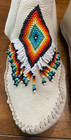 Vintage Handcrafted Beaded Lakota Sioux Native American Moccasins 9 1 2-10