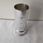 Vintage 1930 s Art Deco Silver Plated Napier  Cocktail Jigger   excellent Shape 