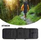 47  Tactical Rifle Bag Gun Range Padded Soft Carbine Backpack Carry Case