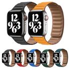 For Apple Watch Leather Magnetic Loop Band 42mm 38mm 44mm 40mm Series 6 5 4 3 2