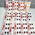Vtg Binney   Smith Crayola Water Colors Oval Pan Refills 8 Colors 53-0080-2 Lot