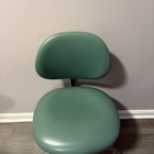 Vintage A-dec 1601 Dental Stool Operator Medical Rolling Chair Teal Mint