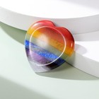 Gehecrst Chakra Worry Stone For Anxiety Natural Healing Crystals Heart Shape    
