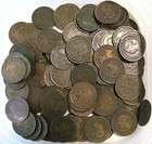 Lot Of 121 Canada Victoria Large Cents 1859-1901