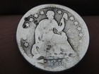 1853-1855 O Seated Liberty Half Dime- New Orleans  Arrows  About Good Details