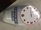 Vintage 42  Huge Bud Light Bowling Pin 3d Wall Clock Beer Sign Budweiser Tavern