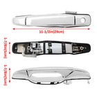 4pcs Chrome Door Handle For Chevy Tahoe Gmc Yukon Sierra Denali 07-13 Front Rear