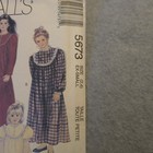 Mccall s 5673 Girl s Robe  Nightgown   Pajamas Pattern - Size Xs  2-4 
