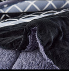 Ultra Soft Queen Size Heavy Thick 3pcs Borrego Sherpa Blanket Set Free Shipping