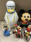 Lot Of 7 Vintage Disney Mickey Mouse Collectibles  Donald Duck  Goofy  70s