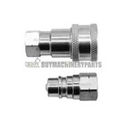 2x Set 1 4  Body 1 4  Npt Poppet Pioneer Style Hydraulic Quick Connect Coupler
