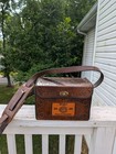 Shamrock Leathers  Tooled Iowa Trapshooting Association Champion Shell Bag