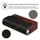 Business Card Holder  Pu Leather Business Card Case Pocket Wallet Magnetic Shut 