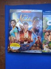 Aladdin  blu-ray   Dvd  2019  With Slipcover  Will Smith    The Croods Lnc