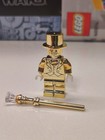 New Rare Mr  Gold Lego Custom Minifigure