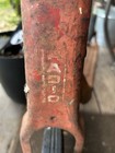 Vintage 1950s Radio Flyer Pressed Steel Kick Scooter 8    Wheels Great Project