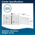 Wheelchair Scooter Carrier With Ramp For Car Truck Suv  2  Hitch  500 Lb  Capac