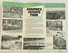 Vtg Braddock Heights Park Maryland Route 40 Bet Hagerstown   Frederick Brochure