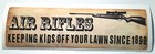 Air Rifles Keeping Kids Off Your Lawn Since 1899  10   Bumper Sticker F108 Hb
