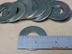  lot Of 10  5 8  Screw Size X 1-1 2  Od Flat Washers Stainless Steel  11 16  Id