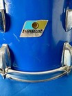 Vintage 1970s Ludwig 12    Rack Tom Drum 6ply Maple Blue   Olive Cortex B o 8 deep