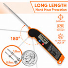 Instant Read Digital Meat Thermometer For Kitchen Food Cooking Bbq Grill Smoker
