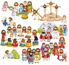Easter Deluxe Felt Set For Bible Flannel Board Stories 42 Pieces Activity Pag   
