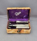 Vintage Gillette 1908 Single Ring Standard Set  - Clean - W  Case