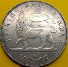 Etiopia 1 Birr 1897 27 76g Menelik Ii  1889-1913  Silver