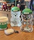 Authentic Starbucks Bearista Bear Glass Cup 2025 2026collectible Limited Edition