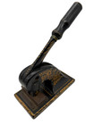 Antique Victorian Cast Iron Embossing Stamp Press - Hand Painted  Nice Patina