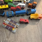 50  Pc Wooden Train Track Lot Train Cars Track Accessories Engines