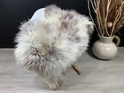 Unique Natural Icelandic Sheepskin Rug Pelt Genuine Soft Best Seat Cover Decor