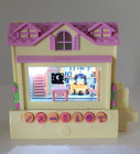 Pixel Chix 2005 Electronic Dollhouse Cottage House Yellow Pink Roof Tested Works