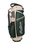 Malbon Golf Caddy Bag Stand Type Green Pvc Leather 3 6kg Type 9 0 Free Shipping