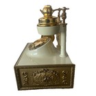 Deco-tel French Victorian Style Ivory   Gold Rotary Dial Phone Nostalgia Vintage