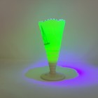 Vtg Uranium Custard Glass Flute Vase Souvenir Sv  Luth  Kyrkan 6 