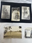 1910s-20s Black   White Photograph Lot W  Album Pages Beach Family Ephemera