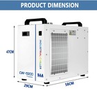 Industrial Water Chiller Cool 80kw Spindle Cnc Tube Cw-5200dhty 220v 60hz