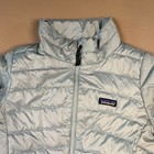 Patagonia Kids Nano Puff Quilt Jacket Coat Size 14 Xl Light Blue Puffer