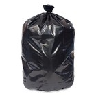 Pitt Plastics Ec385812k 60 Gal  Eco Strong Can Liners - Black  100 carton  New
