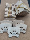 30x Grade Aaa Violin Bridges  4 4 High Quality Aged Maple Wood Violin Bridge