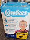 Comfees Baby Baby Diaper Size 7 Over 41 Lbs  Cmf-7 20 Ct Lot Of 2