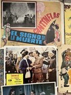 Vintage Cantinflas Mexican Vintage Lobby Card Poster Lot X6 Mario Mareno Used