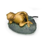 Aquascape Lazy Frog On Lily Pad Spitter Fountain For Ponds And Water Gardens